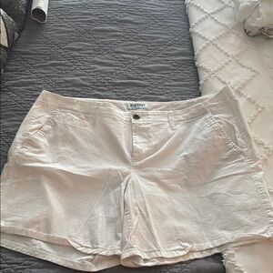 Old Navy White  Shorts Lightweight Cotton Blend